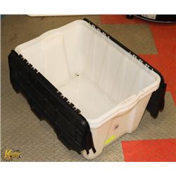 2 LARGE STORAGE TUBS