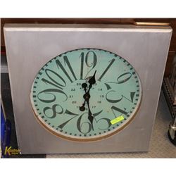 LARGE WALL CLOCK 28 X 28