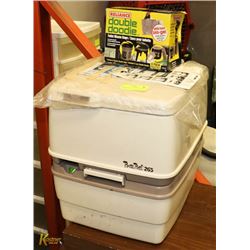 NEW PORTABLE TOILET THETFORD AND BAGS