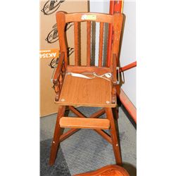 WOOD HIGHCHAIR AS IS