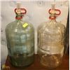 Image 1 : 2 LARGE WINE CARBOYS