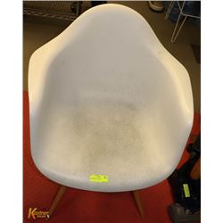 WHITE BUCKET CHAIR