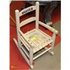 Image 1 : CHILDS WOODEN ROCKING CHAIR HAND PAINTED.