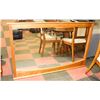 Image 1 : NEW WOODEN MIRROR APPROX 57"W X 36"H