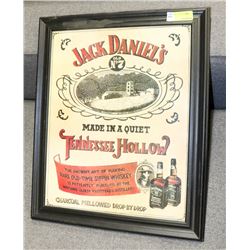 JACK DANIELS TENNESSEE HOLLOW FRAMED PICTURE