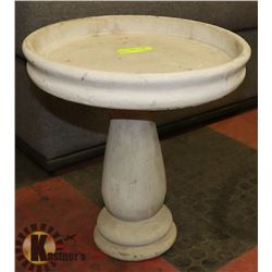 CONCRETE BIRDBATH 14" X 14"