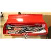 Image 1 : SMALL MASTERCRAFT CARRY TOOL BOX WITH CONTENTS