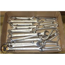 FLAT OF ASSORTED WRENCHES