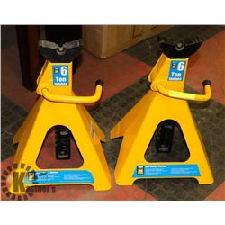 PAIR OF 6 TON JACK STANDS