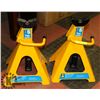 Image 1 : PAIR OF 6 TON JACK STANDS