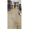 Image 1 : COMMERCIAL CLOTHING RACK ON WHEELS.