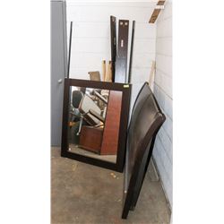 DOUBLE SIZE BEDFRAME WITH MIRROR