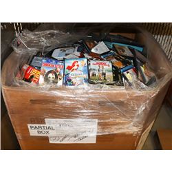 PALLET OF MIXED MEDIA INCLUDES THOUSANDS OF ITEMS