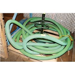 50FT 2 INCH SUCTION WATER HOSE WITH FITTINGS