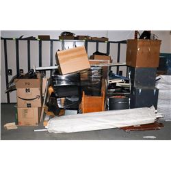 2.5 PALLETS OF MISC OFFICE FURNITURE ETC.