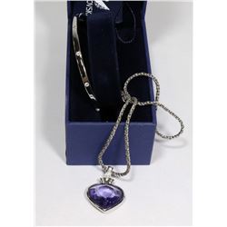 NEW SWAROVSKI NECKLACE AND BANGLE