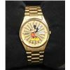 Image 1 : SEIKO MENS MICKEY MOUSE WATCH GOLD TONE