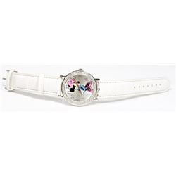 MINI MOUSE WATCH WITH CRYSTAL BEZEL