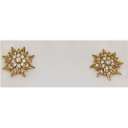 PAIR OF VINTAGE D'ORLAN CLIP ON EARRINGS W/ A