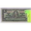 Image 1 : 1937 CANADIAN $1.00 BILL.