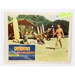 1959 COLUMBIA PICTURES GIDGET MOVIE POSTER