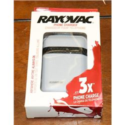 NEW RAYOVAC 6000 MAH POWER BANK