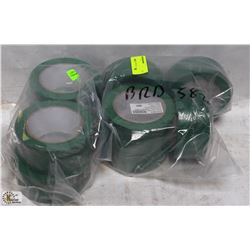 9 ROLLS OF GREEN VINYL TAPE