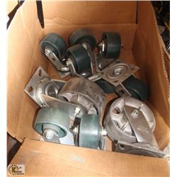 BOX OF 10 ASST CASTORS