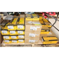 PALLET OF DEWALT ASSORTED CONCRETE ANCHORS