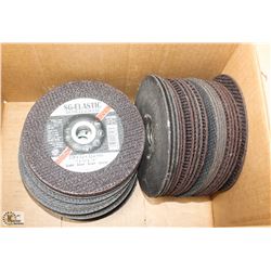LOT OF 55- 3/32" X 7 STAINLESS STEEL GRINDING DISC