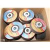 Image 1 : LOT OF 100- 1/4" X 5 STAINLESS STEEL GRINDING DISC