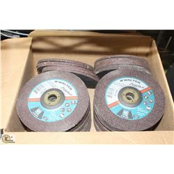 LOT OF 50- 1/4" X 7 STAINLESS STEEL GRINDING DISCS