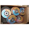 Image 1 : LOT OF 100- 1/4" X 5 STAINLESS STEEL GRINDING DISC