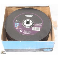 CASE OF 9" TYROLIT GRINDING DISCS - ON CHOICE