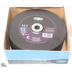 CASE OF 9" TYROLIT GRINDING DISCS - ON CHOICE