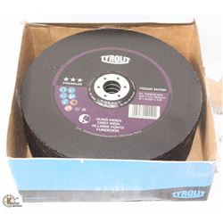CASE OF 9" TYROLIT GRINDING DISCS - ON CHOICE
