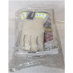 BUNDLE OF 6 PAIRS DELUXE LINEMAN LEATHER GLOVES