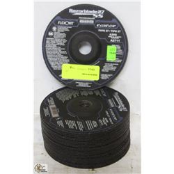 STACK OF 6" PRECUT CUT OFF BLADES