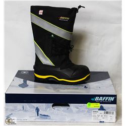 BAFFIN STEEL TOE RUBBER BOOTS SIZE 10