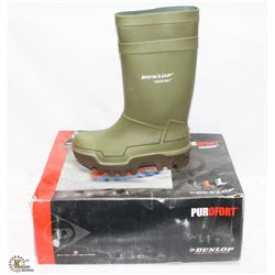 NEW DUNLOP STEEL TOE PUROFORT BOOTS SIZE 6