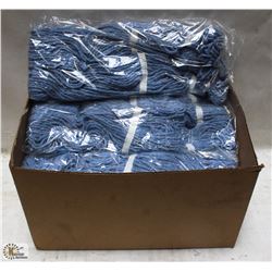 CASE OF SIZE SMALL BLUE MOP HEADS - ON CHOICE