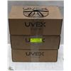 Image 1 : 3 CASES OF UVEX CLEAR LENSES SAFETY GLASSES
