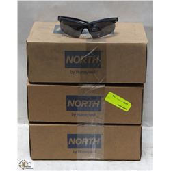 3 CASES OF UVEX SILVER MIRROR LENSES SAFETY GLASSES