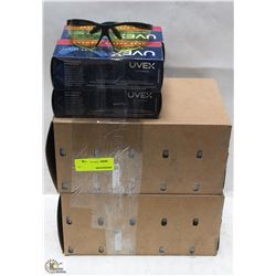 STACK OF ASSORTED SAFETY GLASSES - ON CHOICE