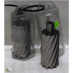 PAIR OF HOUGEN 44MM X 76MM CUTTER BITS - ON CHOICE