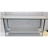 Image 1 : WORKTABLE S/S 24"X72X"34" & UNDERSHELF