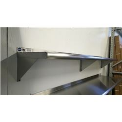 WALL MOUNT SHELF 12"X72" S/S