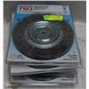 Image 1 : LOT OF 5 OSBORN PRO 8" WIRE WHEEL BRUSHES