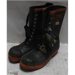 VIKING SIZE 8 STEEL TOE RUBBER BOOTS