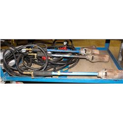 LOT OF 4 ASSORTED TIGER TORCHES